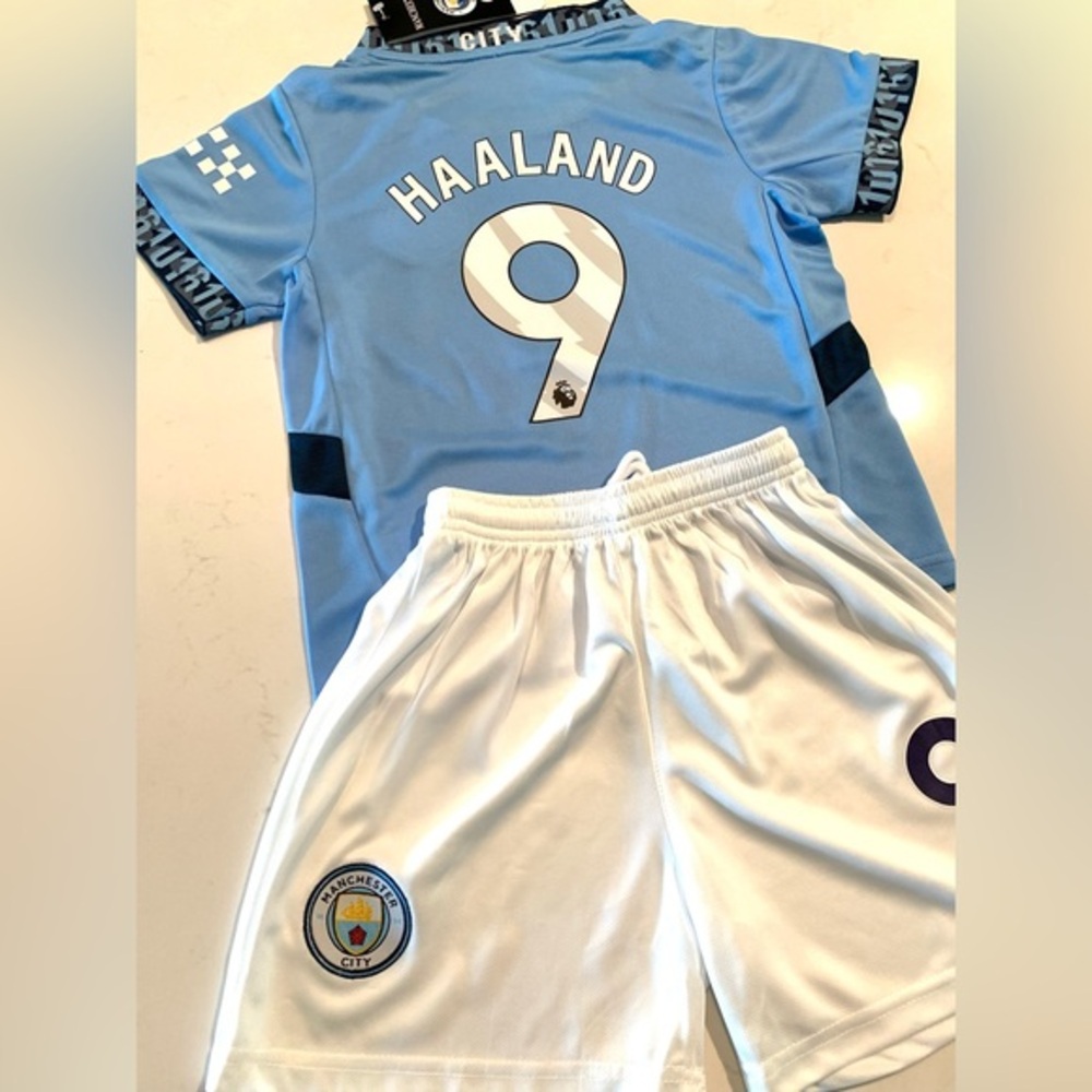 Haaland Kids XS Soccer Jersey Manchester City Toddler 5T-6T Size 22